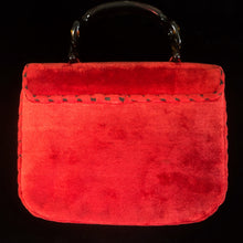 Load image into Gallery viewer, A PLUSH ITALIAN 1960s VELVETINE BAG BY GIOTTI OF FLORENCE
