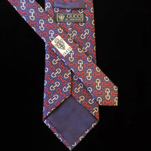 Load image into Gallery viewer, SNAFFLES PRINT VINTAGE GUCCI TIE
