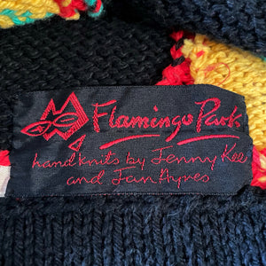 AN EARLY 1980s BROKEN HEARTS KNIT BY JENNY KEE AND PAM AYRES FOR FLAMINGO PARK