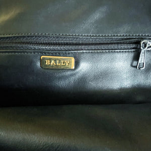 A 1990s SAGE GREEN SUEDE SHOULDER BAG BY BALLY