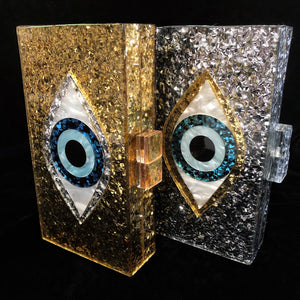 PERSPEX EYE CLUTCH