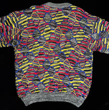 Load image into Gallery viewer, AN ORIGINAL 1980s COOGI KNIT CARDIGAN IN PRIMARY COLOURS
