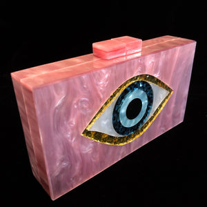 PERSPEX EYE CLUTCH