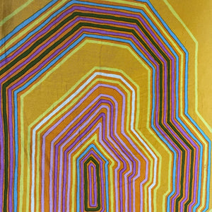 AN ORIGINAL 1970s DIOR SILK SCARF WITH ABSTRACT DESIGN