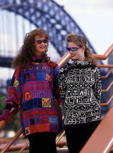 Load image into Gallery viewer, A 1980s PEACE KNIT MOHAIR JUMPER DRESS BY JENNY KEE
