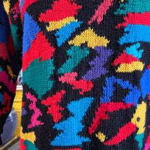 Load image into Gallery viewer, A CLASSIC 1980s BLACK OPAL KNIT JUMPER DRESS BY JENNY KEE
