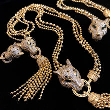 Load image into Gallery viewer, A BIG CAT DIAMANTÉ AND CHAIN COLLECTION

