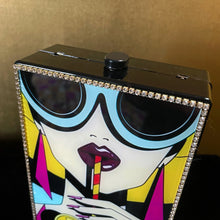 Load image into Gallery viewer, AN 80s STYLE COCKTAIL PICTURE CLUTCH
